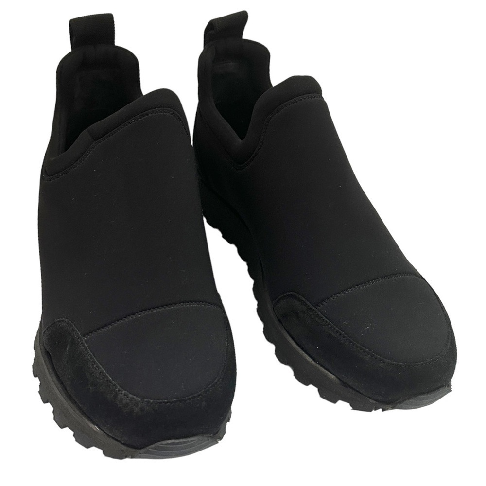 James PERSE New no tag Zuma Black Neoprene & Suede slip-on sneakers mens… - Picture 9 of 14